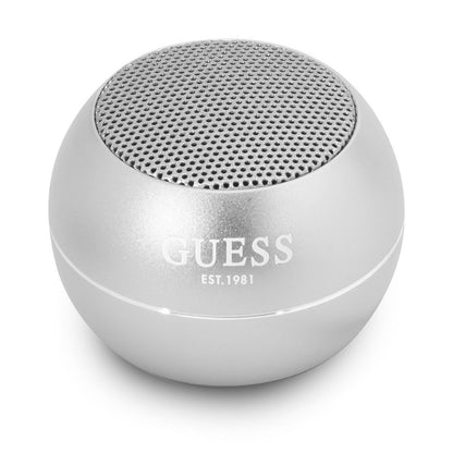 Enceinte Portable Bluetooth Guess, 3W, Argentée