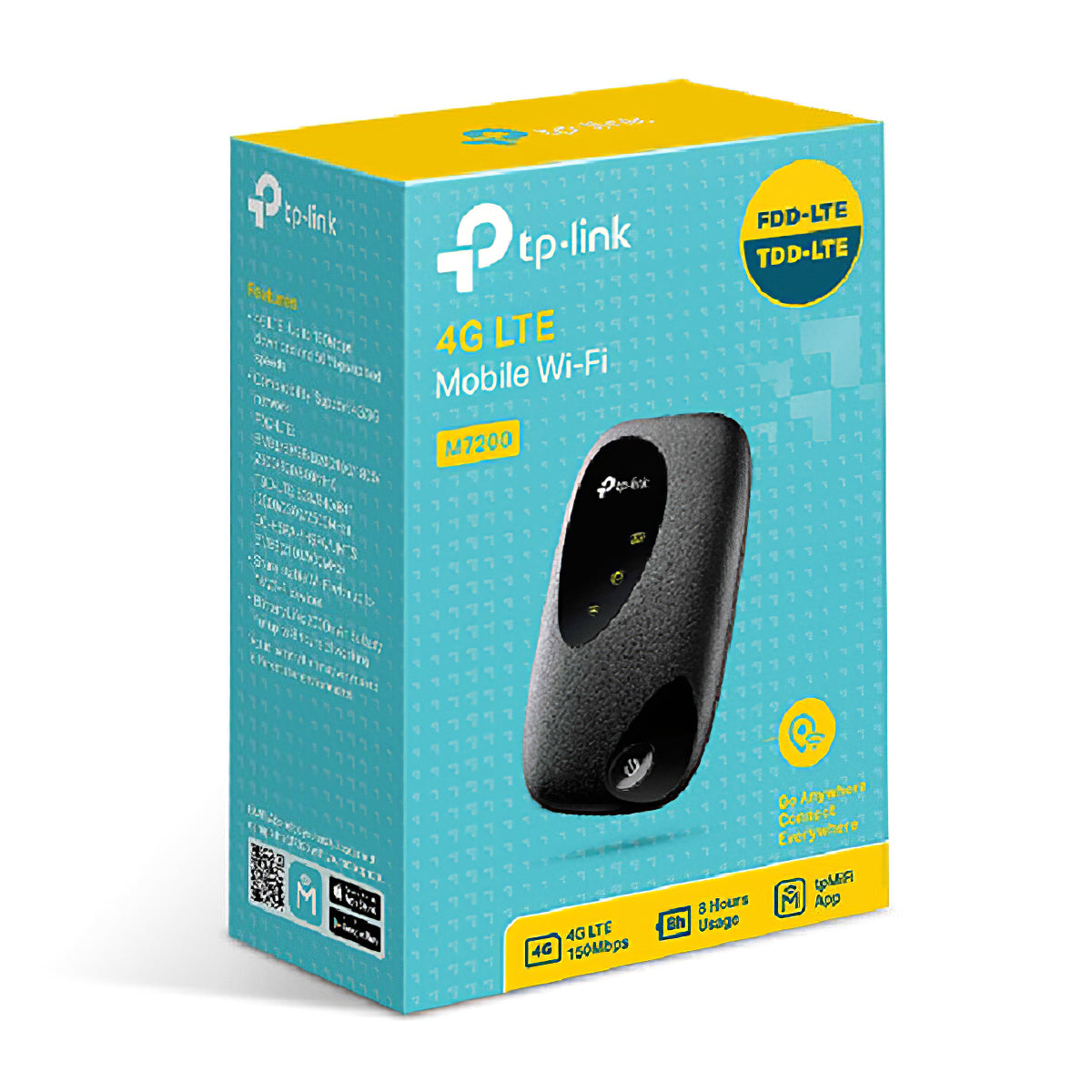 Wireless Router TP-LINK M7200, LTE(4G), Black