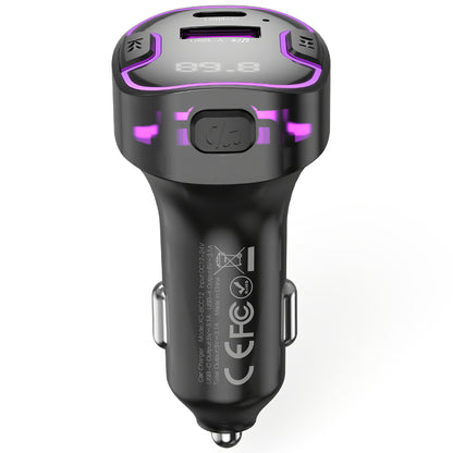 XO Design BCC12 FM-Transmitter Bluetooth | 1x USB-A & 1x USB-C