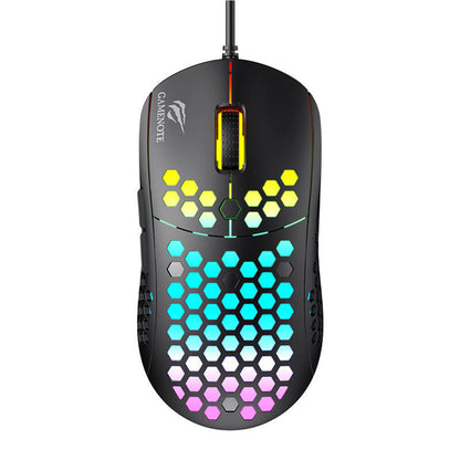 Gaming-Maus HAVIT MS1032, kabelgebunden, USB, RGB, 800DPI - 6400DPI, Schwarz