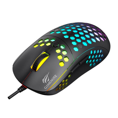 Gaming-Maus HAVIT MS1032, kabelgebunden, USB, RGB, 800DPI - 6400DPI, Schwarz
