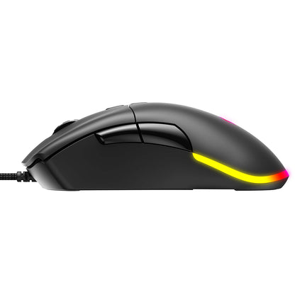 Souris Gaming Filaire USB HAVIT MS954, 800DPI - 12000DPI, 1.6m, Noir
