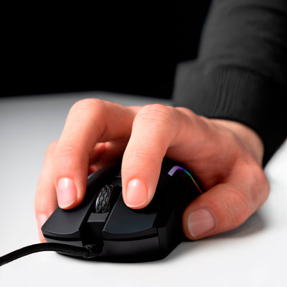 Souris Gaming Filaire USB Proove Assembler, RGB, 12400DPI, Noir CMAS00000101