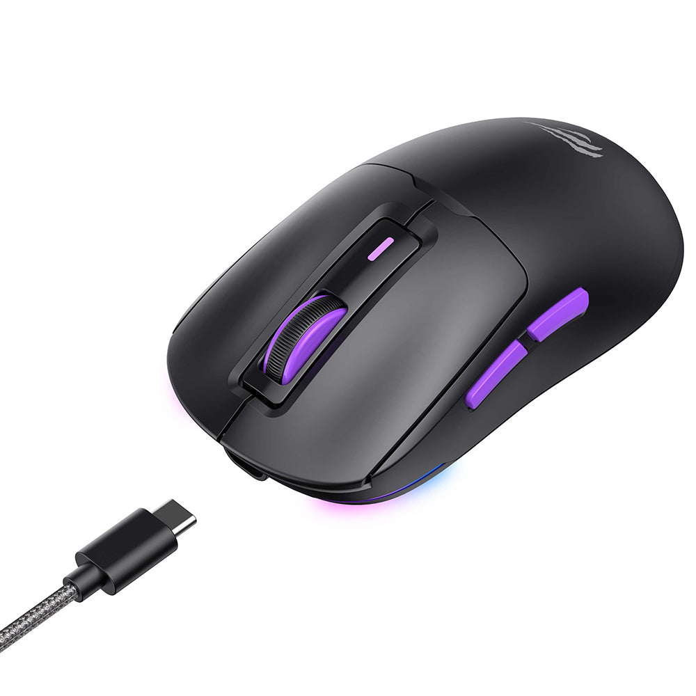 Souris Gaming Sans Fil HAVIT MS969WB, RGB, 1000DPI - 16000DPI, Noir