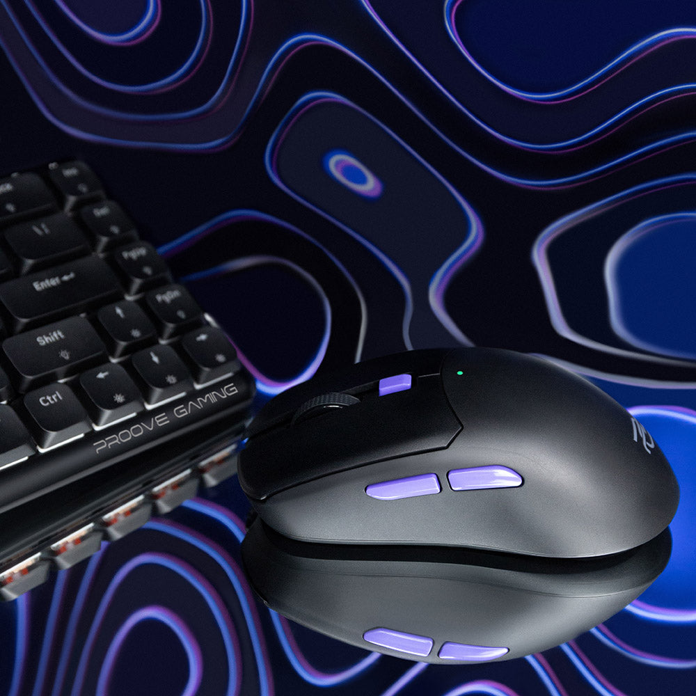 Souris Gaming Sans Fil Proove Everon, 800DPI - 10000DPI, Blanc WMEV00022002