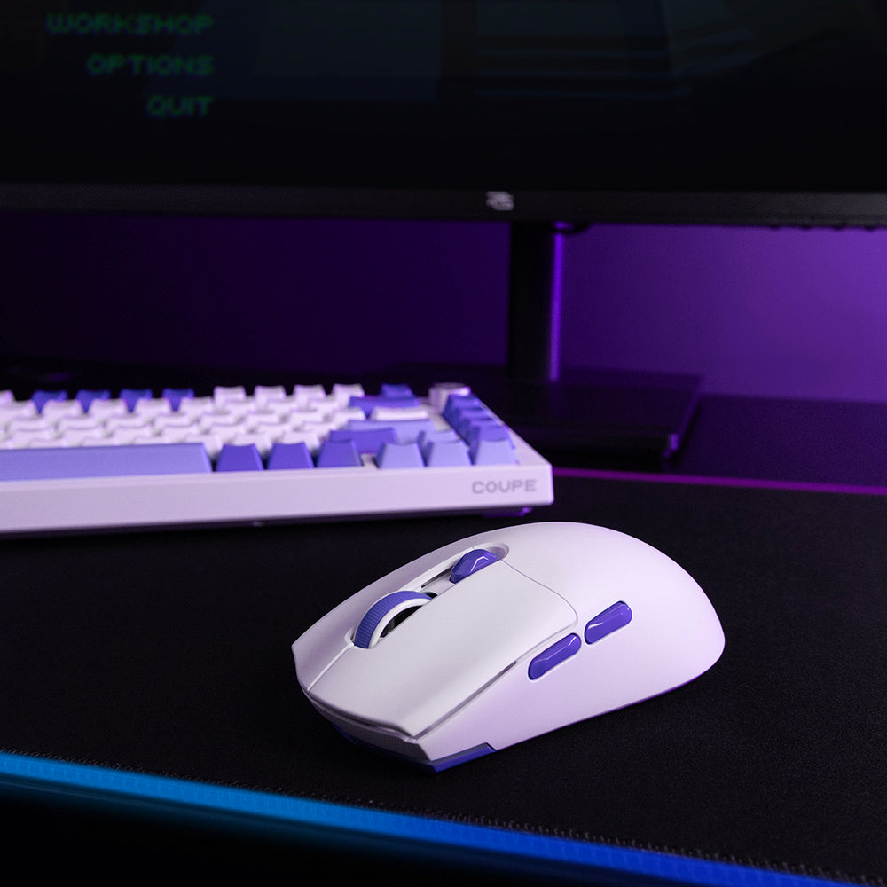 Souris Gaming Sans Fil Proove Rate Édition Spéciale, 800DPI - 12000DPI, Blanc CMRTWRS03002