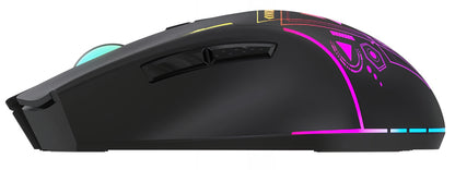 Wireless Gaming Maus WZK WMGB-3200, 3200DPI, RGB, Schwarz