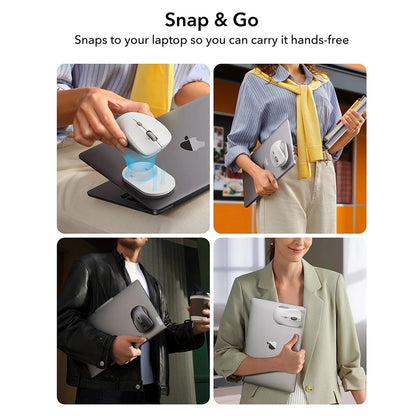 Wireless-Maus ESR MagMouse, 800DPI - 4800DPI, Schwarz