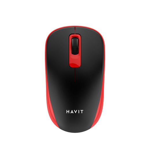 Souris sans fil HAVIT MS626GT, 1200DPI, Noir Rouge
