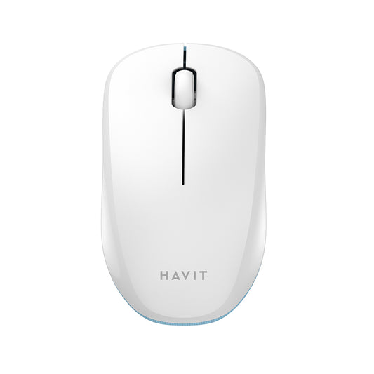 Souris sans fil HAVIT MS66GT, 1200DPI, Blanc Bleu