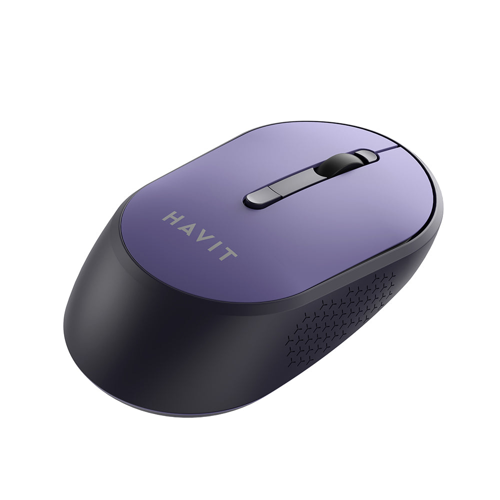 Souris sans fil HAVIT MS78GT, 1200DPI - 3200DPI, Mauve