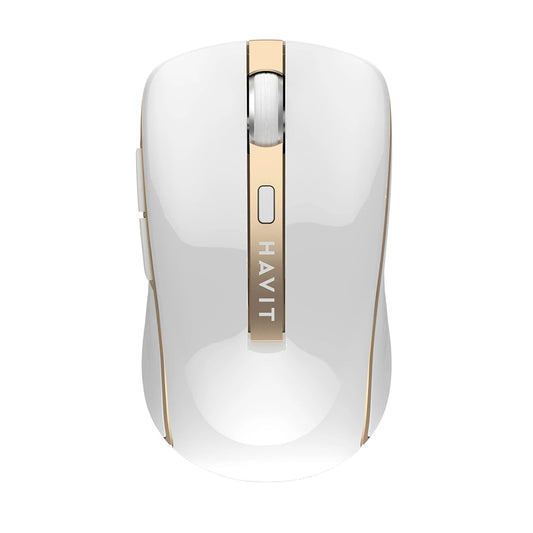 Souris sans fil HAVIT MS951GT, 1000DPI - 1600DPI, Blanc Doré