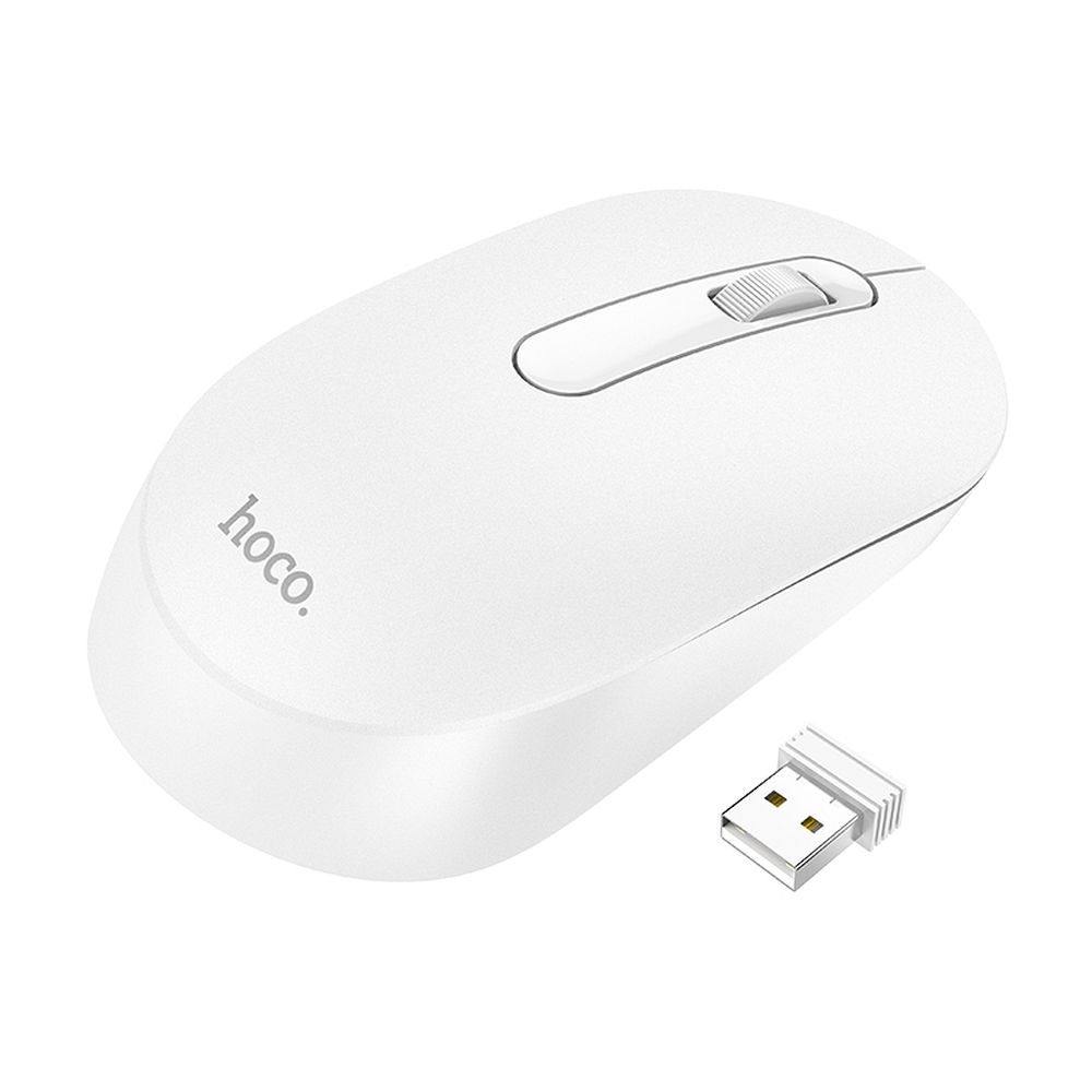 Souris sans fil HOCO GM14, 1200DPI, Blanche