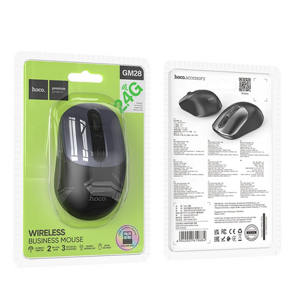 Kabellose Maus HOCO GM28, 1600DPI, Grau