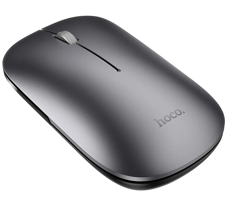 Kabellose Maus HOCO GM43, 1600DPI, BT / Wi-Fi, Grau