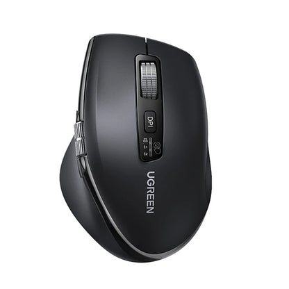 Souris sans fil UGREEN M751, 5000DPI, BT / Wi-Fi, Noir