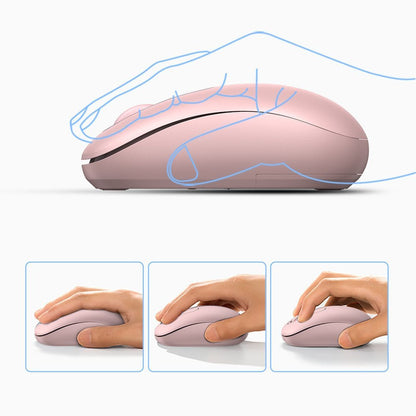 Drahtlose Maus UGREEN MU105, 2400DPI, Rosa
