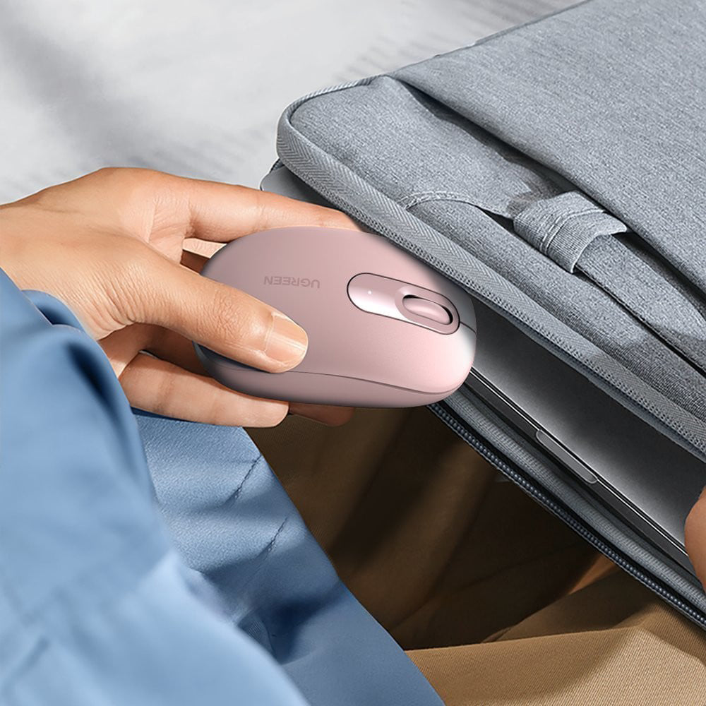 Drahtlose Maus UGREEN MU105, 2400DPI, Rosa
