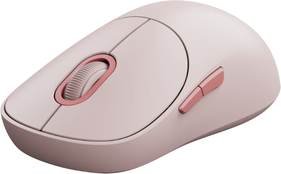 Xiaomi 3 Wireless Mouse, 1200DPI, BT / Wi-Fi, Pink BHR8911GL 