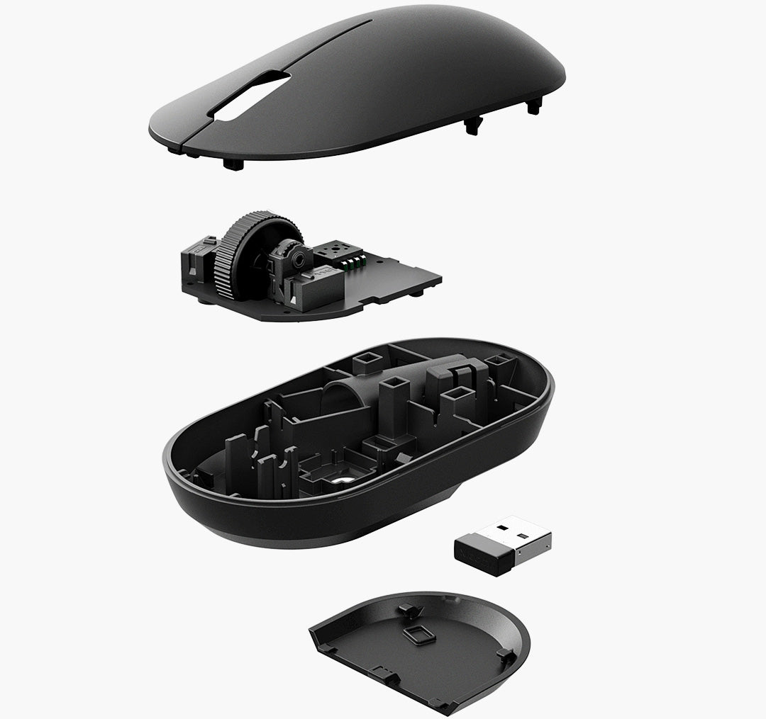 Mouse Wireless Xiaomi Lite 2, Schwarz BHR8916GL