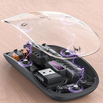 Souris sans fil Yesido KB29, 800DPI - 1600DPI, BT / Wi-Fi, Blanc