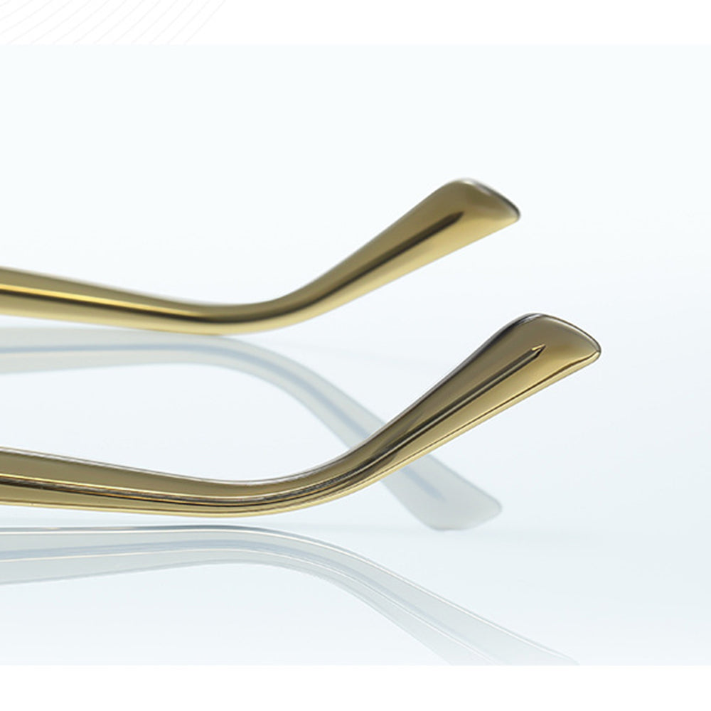 Computerbrille für Männer Techsuit 2228, Anti-Blue Light, Hellbraun