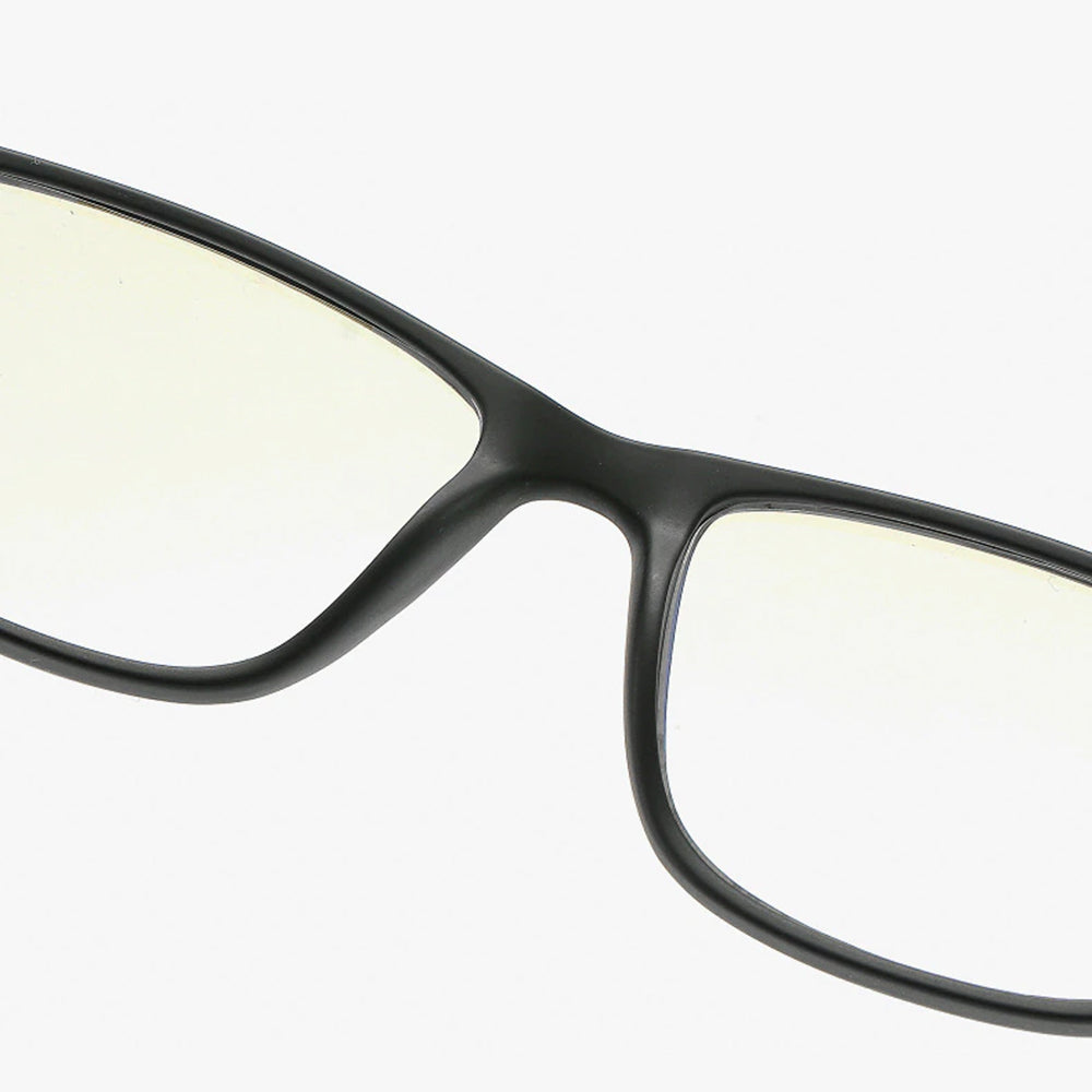 Lunettes d'ordinateur pour hommes Techsuit F2388, anti-lumière bleue, noires