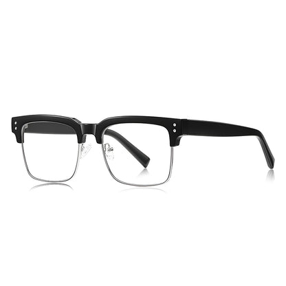 Damen-Computergläser Techsuit 2205, Anti-Blaues Licht, Schwarz Silber