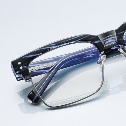 Damen-Computergläser Techsuit 2205, Anti-Blaues Licht, Schwarz Silber
