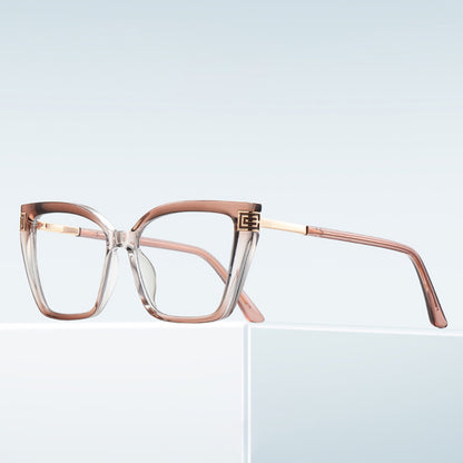 Techsuit 2260 Women's Computer Glasses, Anti-Blue Light, Black Gold