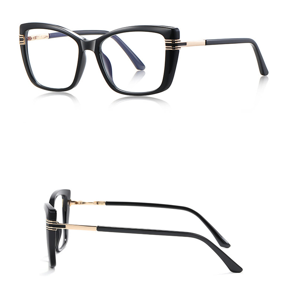 Damen Computerbrille Techsuit 2273, Anti-Blue Light, Schwarz