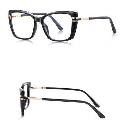 Damen Computerbrille Techsuit 2273, Anti-Blue Light, Schwarz