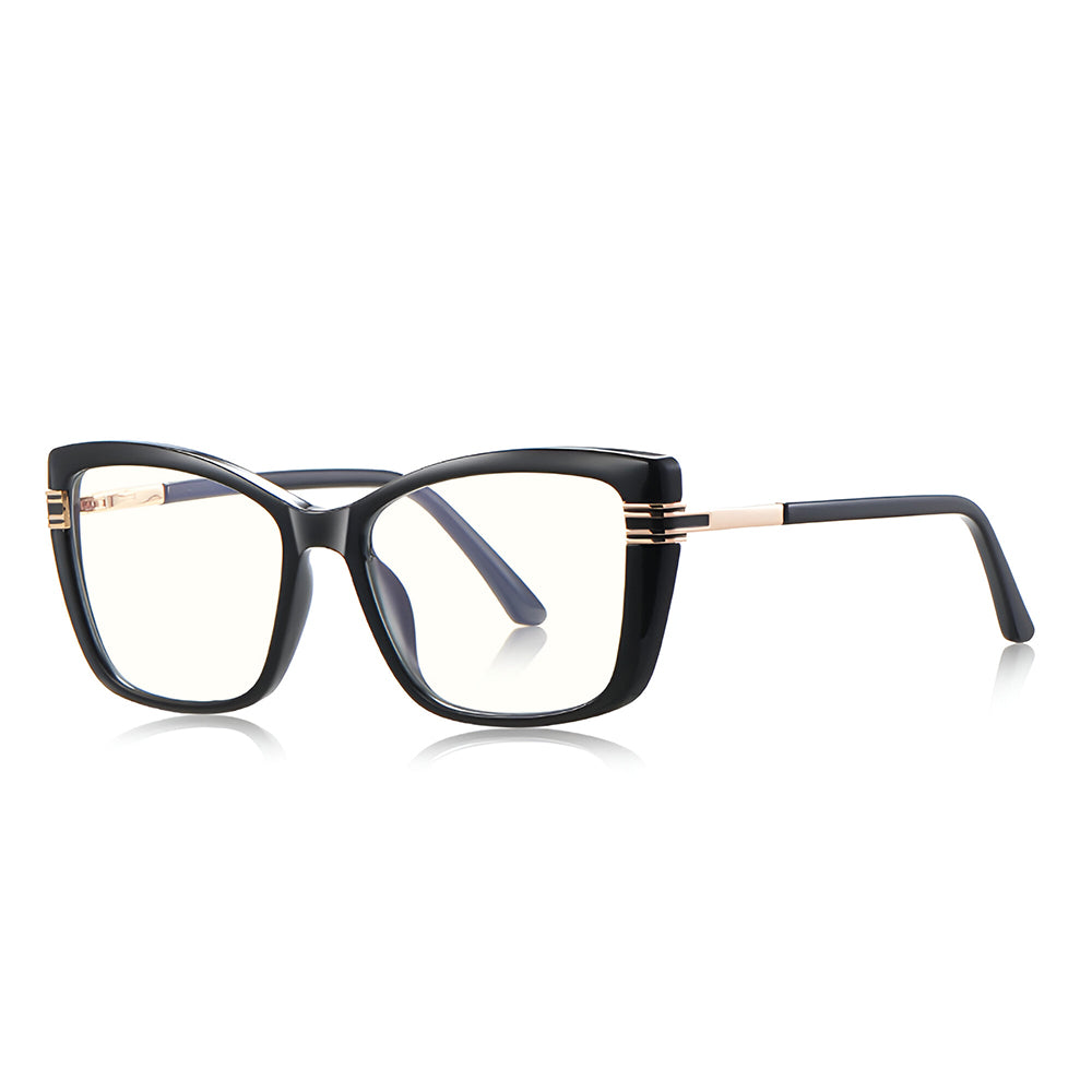 Damen Computerbrille Techsuit 2273, Anti-Blue Light, Schwarz