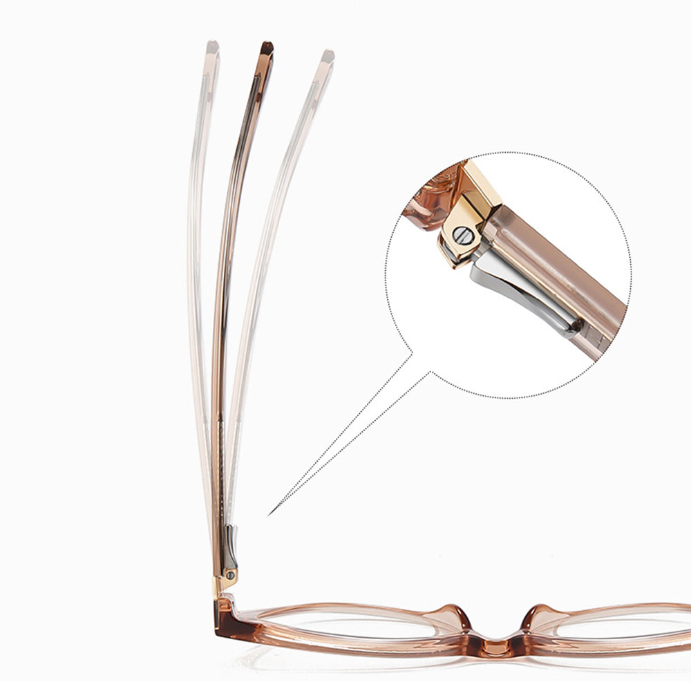 Lunettes d'ordinateur pour femmes Techsuit 2279, Anti-Lumière Bleue, Marron