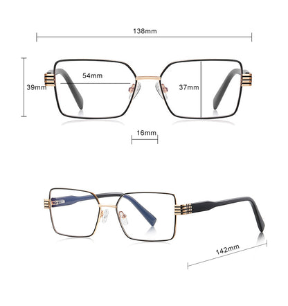 Damen Computerbrille Techsuit 3160, Anti-Blau-Licht, Schwarz