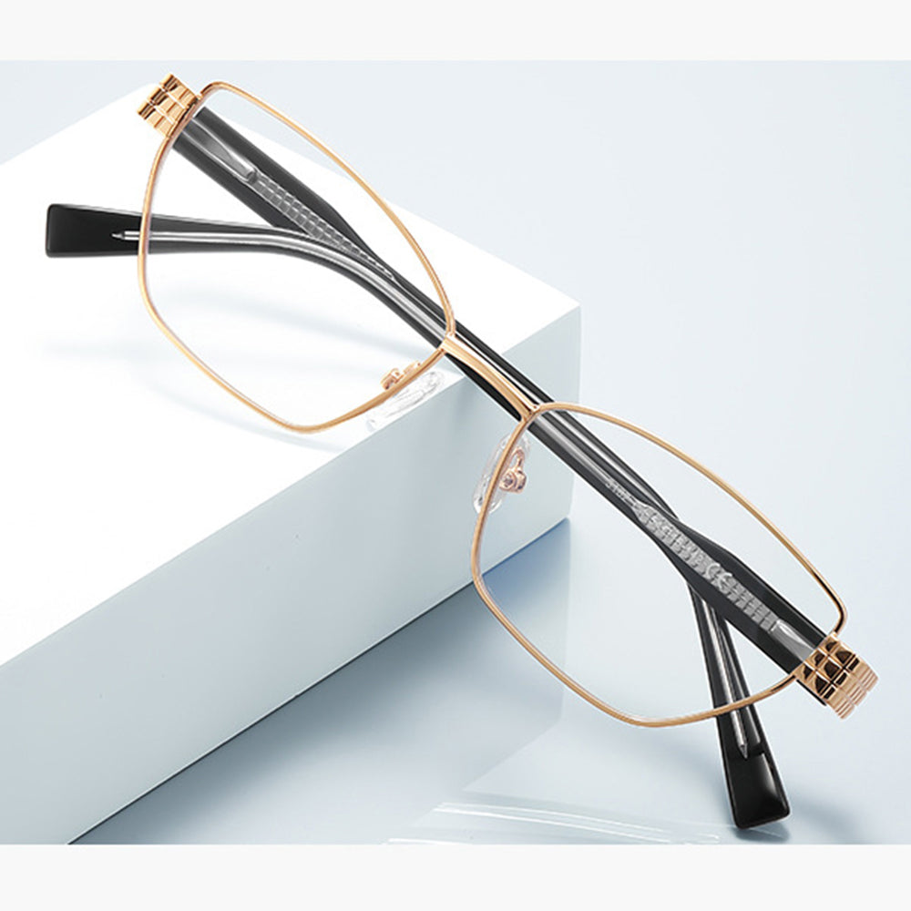 Techsuit 3162 Women's Computer Glasses, Anti-Blue Light, Gold