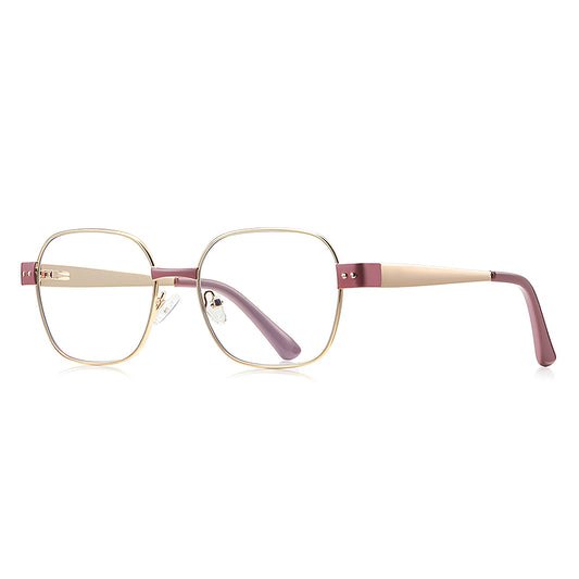 Lunettes d'ordinateur femme Techsuit 3172, anti-lumière bleue, rose doré
