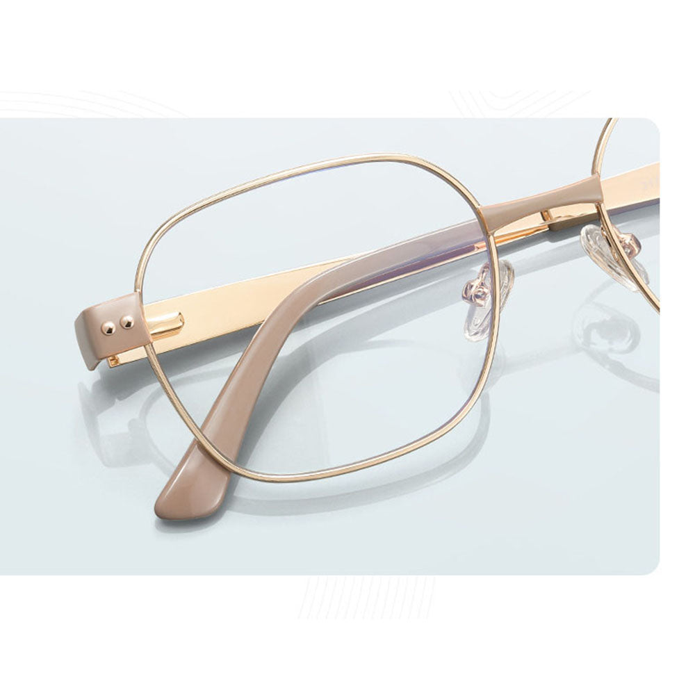 Damen-Computergläser Techsuit 3172, Anti-Blaues Licht, Roségold