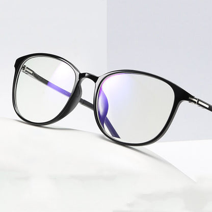 Damen-Computergläser Techsuit F2822, Anti-Blaues Licht, Schwarz