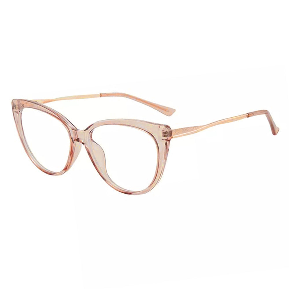 Lunettes d'ordinateur pour femme Techsuit F5018-C6, anti-lumière bleue, marron
