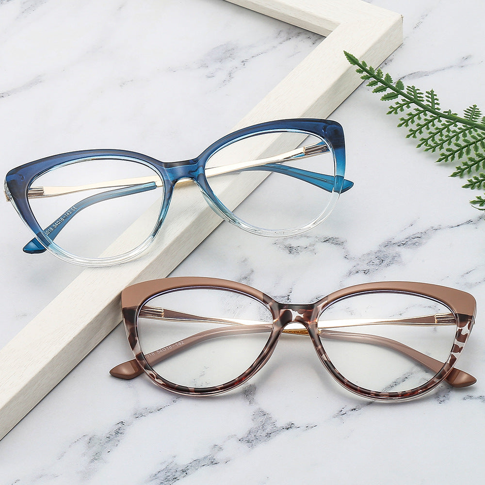 Lunettes d'ordinateur pour femme Techsuit F5018-C6, anti-lumière bleue, marron
