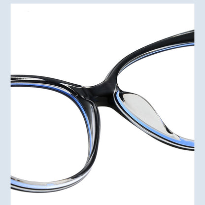 Lunettes d'ordinateur pour femme Techsuit F5018-C72, Anti-lumière bleue, Noires