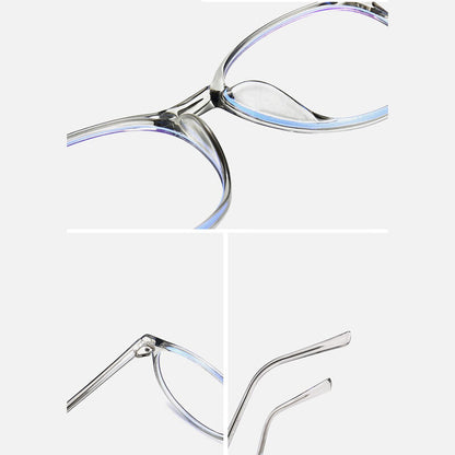 Lunettes d'ordinateur femme Techsuit F8551-C3, anti-lumière bleue, marron