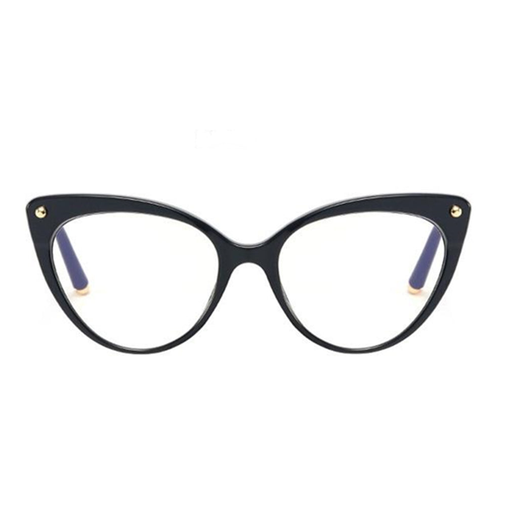Damen-Computergläser Techsuit F93308, Anti-Blaues Licht, Schwarz