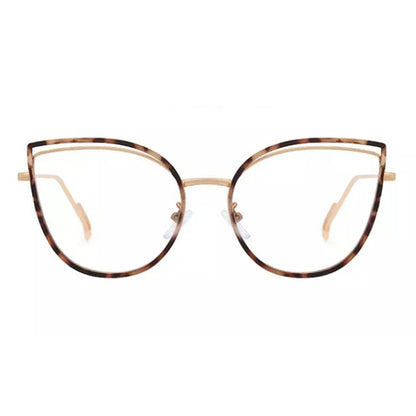 Damen-Computerbrille Techsuit F95597-C13, Anti-Blaues Licht, Creme Braun
