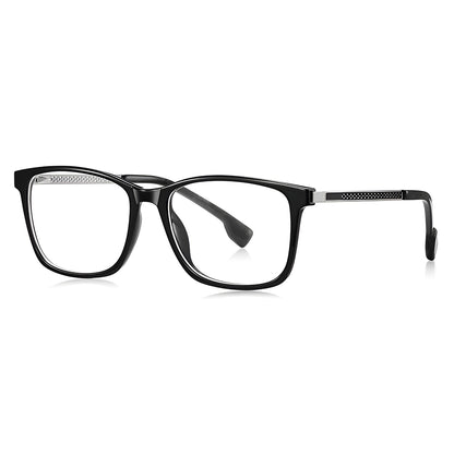 Damen-Computergläser Techsuit LS202, Anti-Blaues Licht, Schwarz