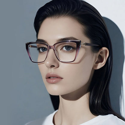 Techsuit LS250 Women's Computer Glasses, Anti-Blue Light, Pink Gradient