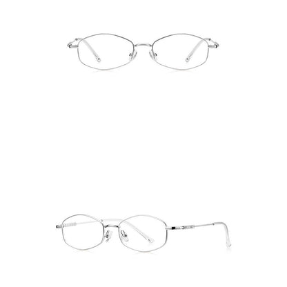 Techsuit LS501 Women's Computer Glasses, Anti-Blue Light, Silver