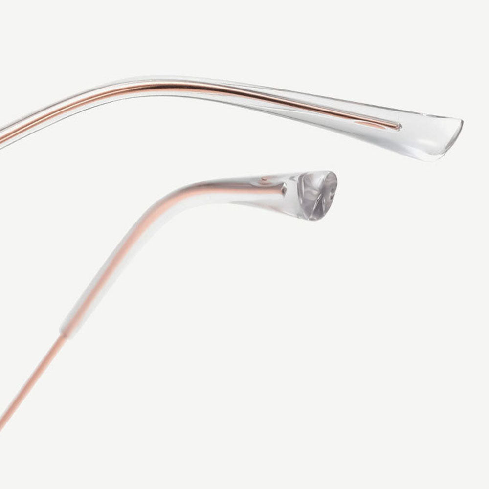 Techsuit LS501 Women's Computer Glasses, Anti-Blue Light, Silver