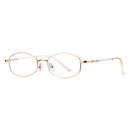 Damen-Computergläser Techsuit LS501, Anti-Blaues Licht, Goldfarben